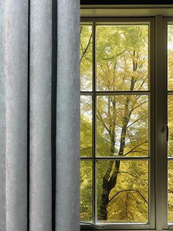 Natural Dimout Curtains: Linen Look, Thermal Soundproof Fabric