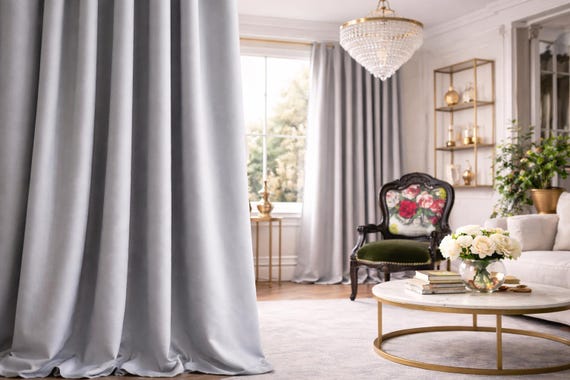 Blackout Curtains: Blackout Drapery Panel, Grommet or Rod Pocket