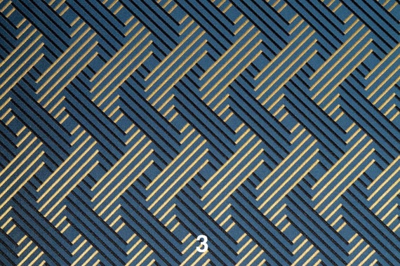 Geometric Art Deco Drapery Curtains: Modern Panel Pair