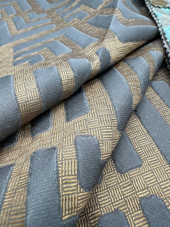 Art Deco Cotton Drapery Curtains: Modern Extra Long Panels