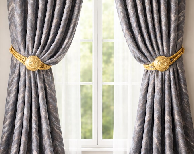 Featured listing image: Linen Curtains: Modern Living Room & Bedroom Drapery