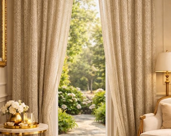 Luxury Sheer Curtains: Modern Living Room Window Treatment
