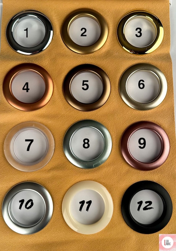 Add Grommets To Your Curtains,Eyelets inner diameter 1,5 inch