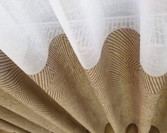 Linen Sheer Curtains For living rooms