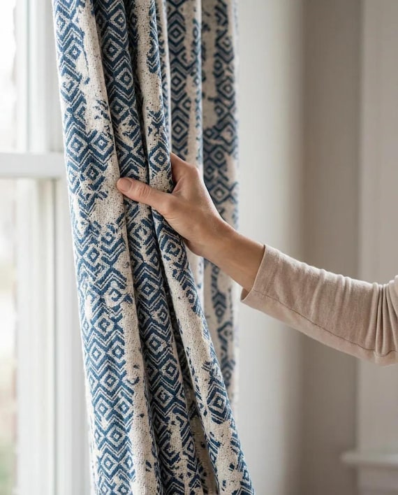 Linen Curtains: Modern Living Room Decor, OEKO-TEX Fabric