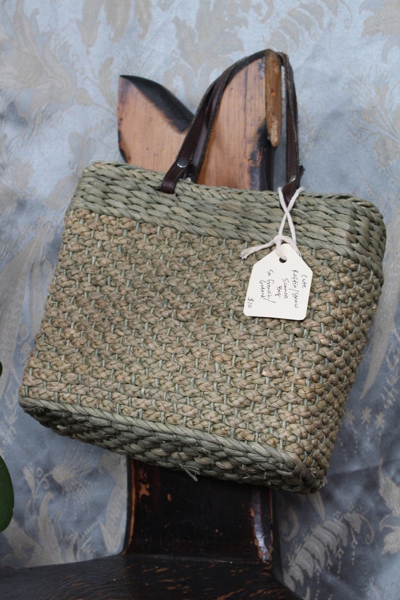 Raffia/Straw sun faded market bag, Summer picnic,… - image 3