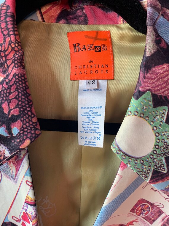 Spectacular Vintage Bazar de Christian Lacroix Ja… - image 7