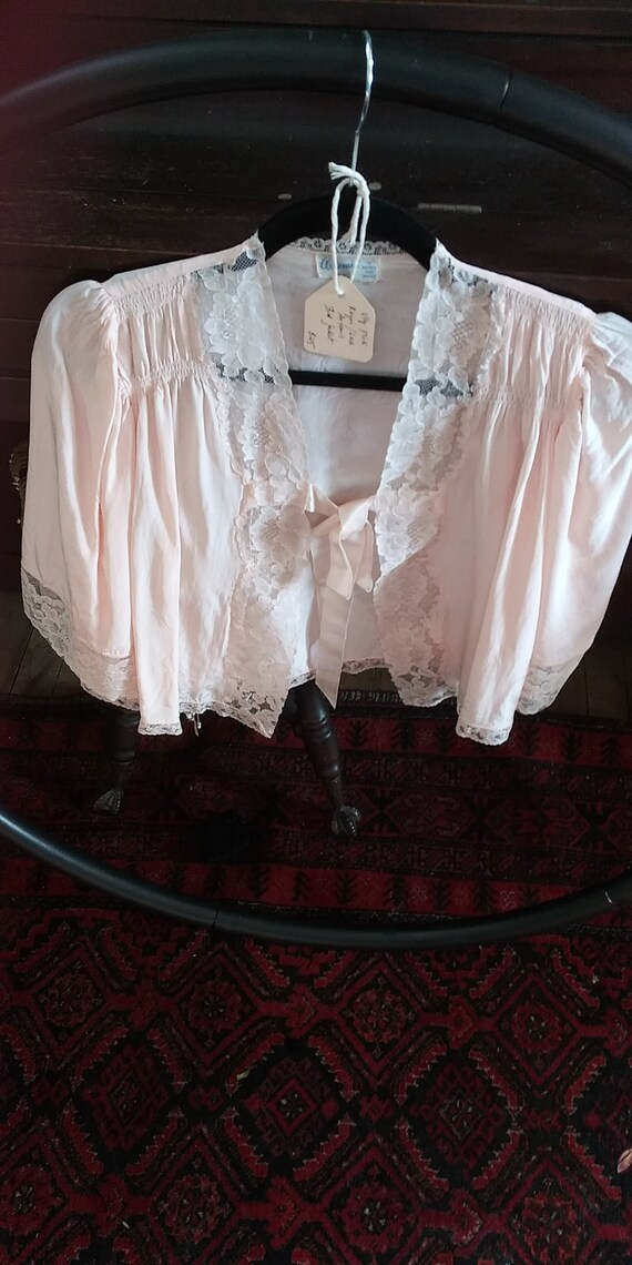 Vtg Artemis bed jacket 30s/40s