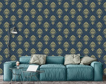 Wallpaper Seamless Patterns Light Yellow on Gray Comfort - Etsy Wallpaper Seamless Patterns Light Yellow on Gray Comfort - Etsy