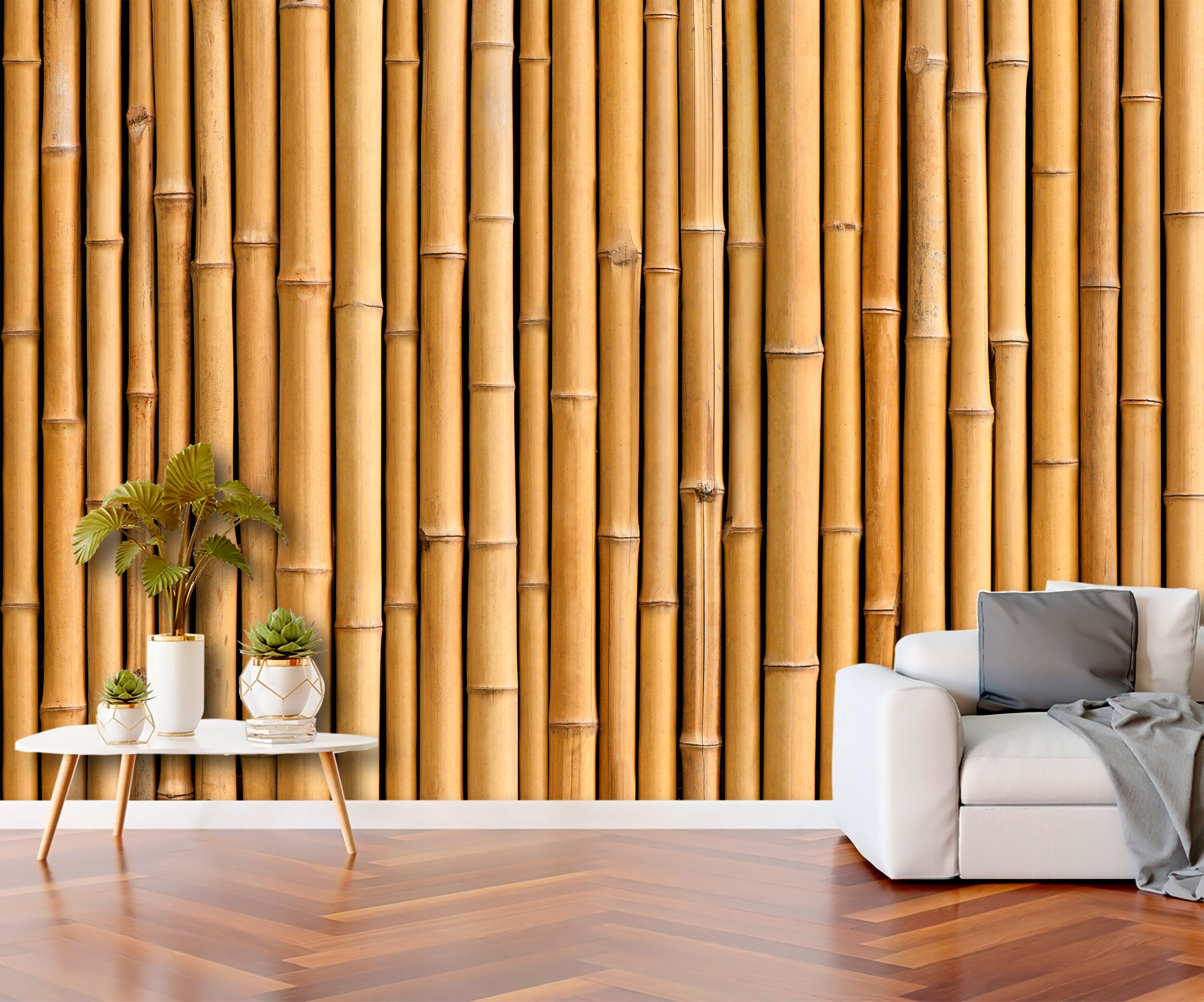 Best Unique Bamboo Pattern Wallpaper For Fully Waterproof & Laminated |  Self Adheshive | Wallpaper For
