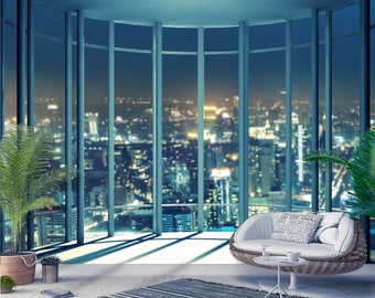 City Window View Etsy