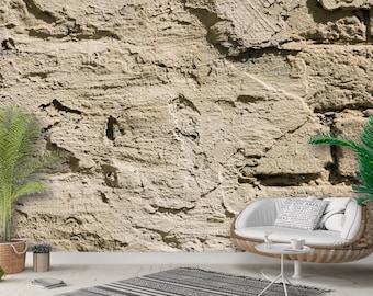 Old stone wall 3D Wallpaper Sandstone wallpaper