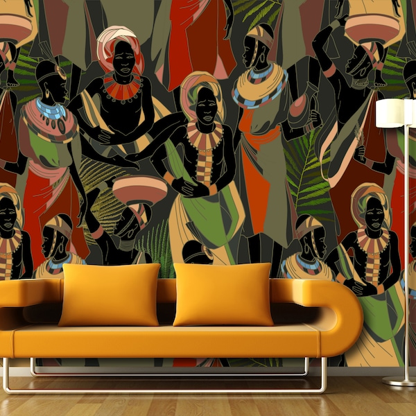 African Wallpaper Etsy