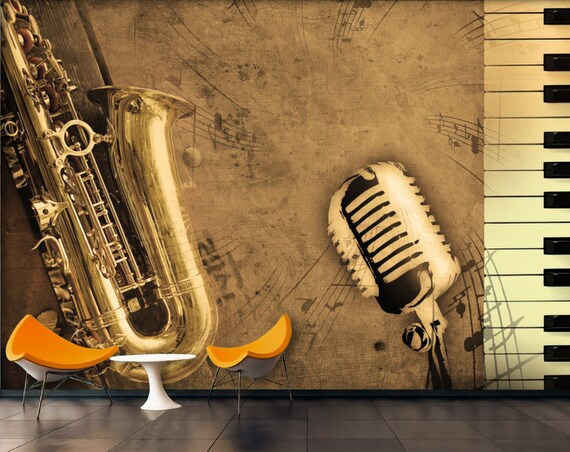 Saxophone wallpaper deals