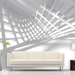 3D wallpaper Abstract modern architectural background