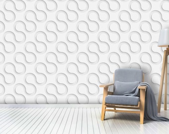 Zigzag Wave 3D Wallpaper - Contemporary Home Decor