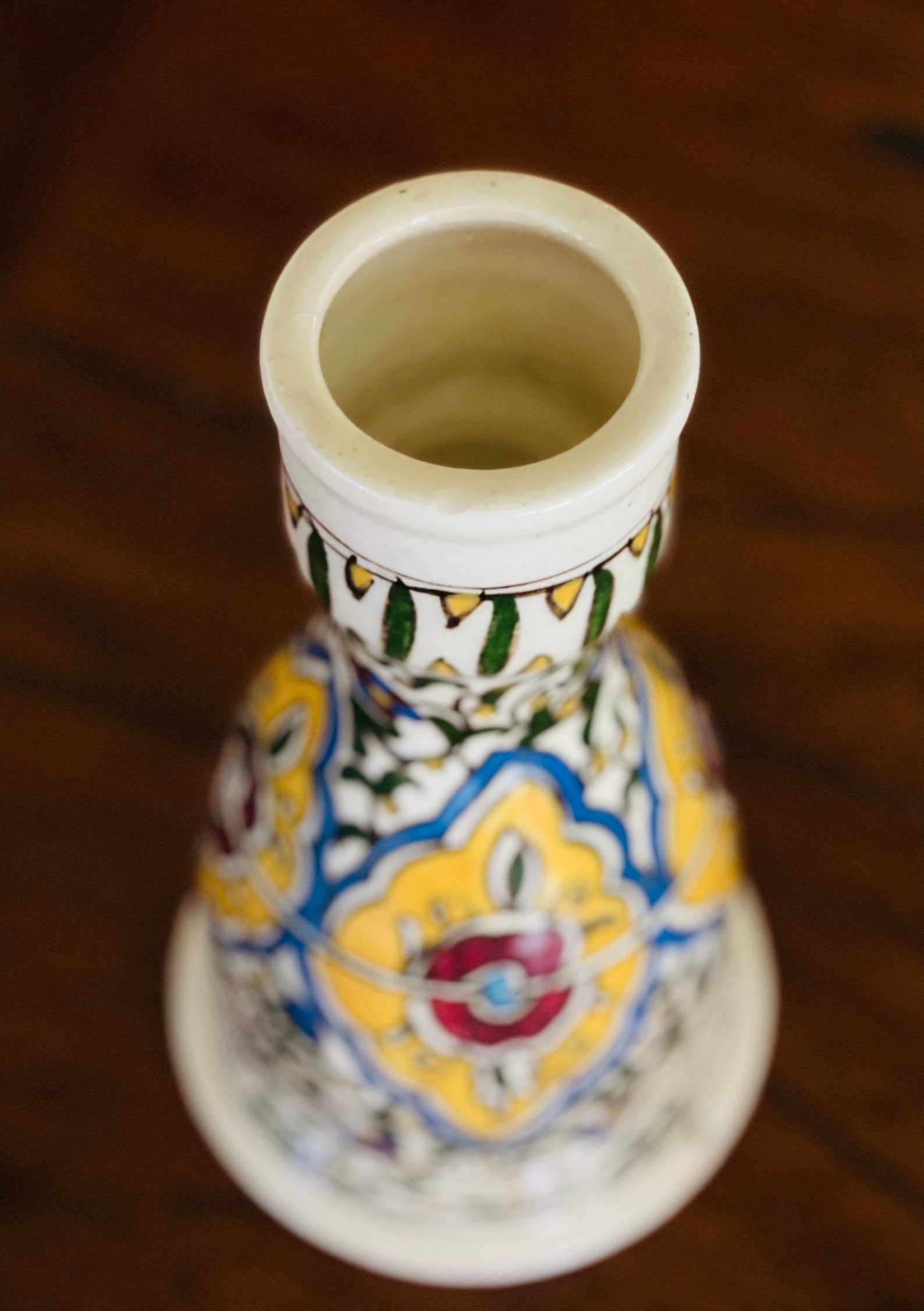 Vintage Spanish Hand Painted Vase or Water/Wine Jug. Etsy