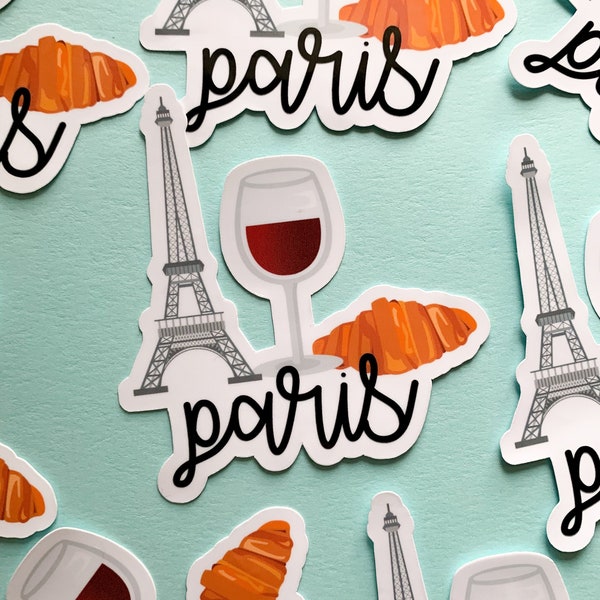Paris Sticker | Travel | Waterproof Vinyl Sticker