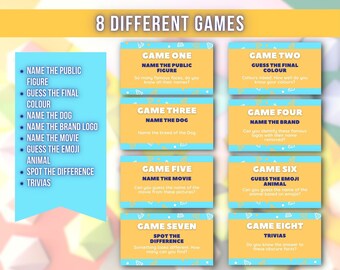 Digital Party Games Guess Emoji Animal Name the Movie Zoom