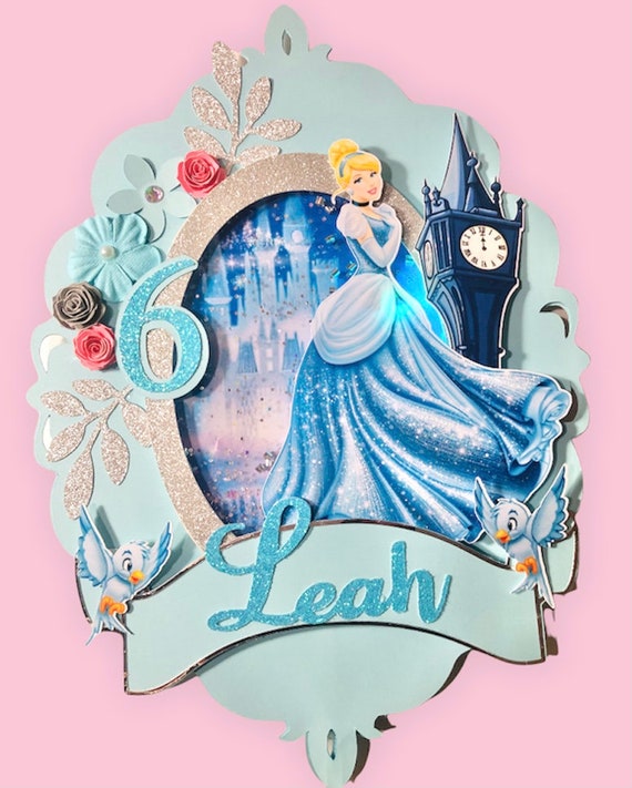 Cinderella Cake Topper Disney Princess Cake Topper - Etsy