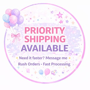 Priority Mail- Rush My Order