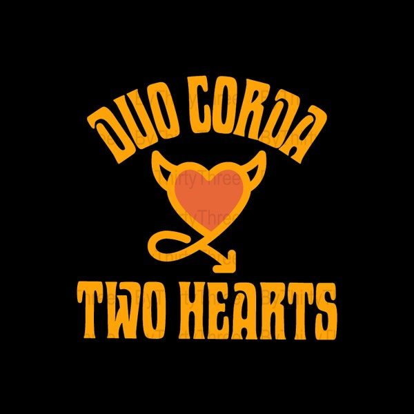 Duo Corda Two Hearts Digital Print, Instant Download, Modern Wall Art, Home Decor, Couple Love Gift, Minimalist Typography Design