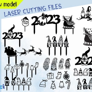 Gnome Bundle SVG for Cut File,christmas Doodle, Gnomes Svg Dxf Files - Etsy