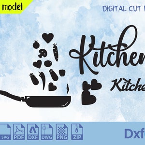 Kitchen Pan svg, cooking birthday party, personalized cookware, chef clipart, chef pin, cartoon chef logo, kitchen wall decor, kitchen art