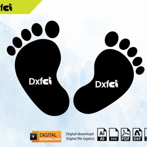 Neonato Svg Baby Gift Piedi baby shower SVG Png piede del bambino Svg Baby Footprints Svg download immediato file