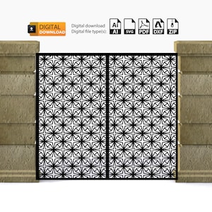 Garden Panel Dxf DXF File for Laser Cut Garden Gate Dxf Svg Files ...