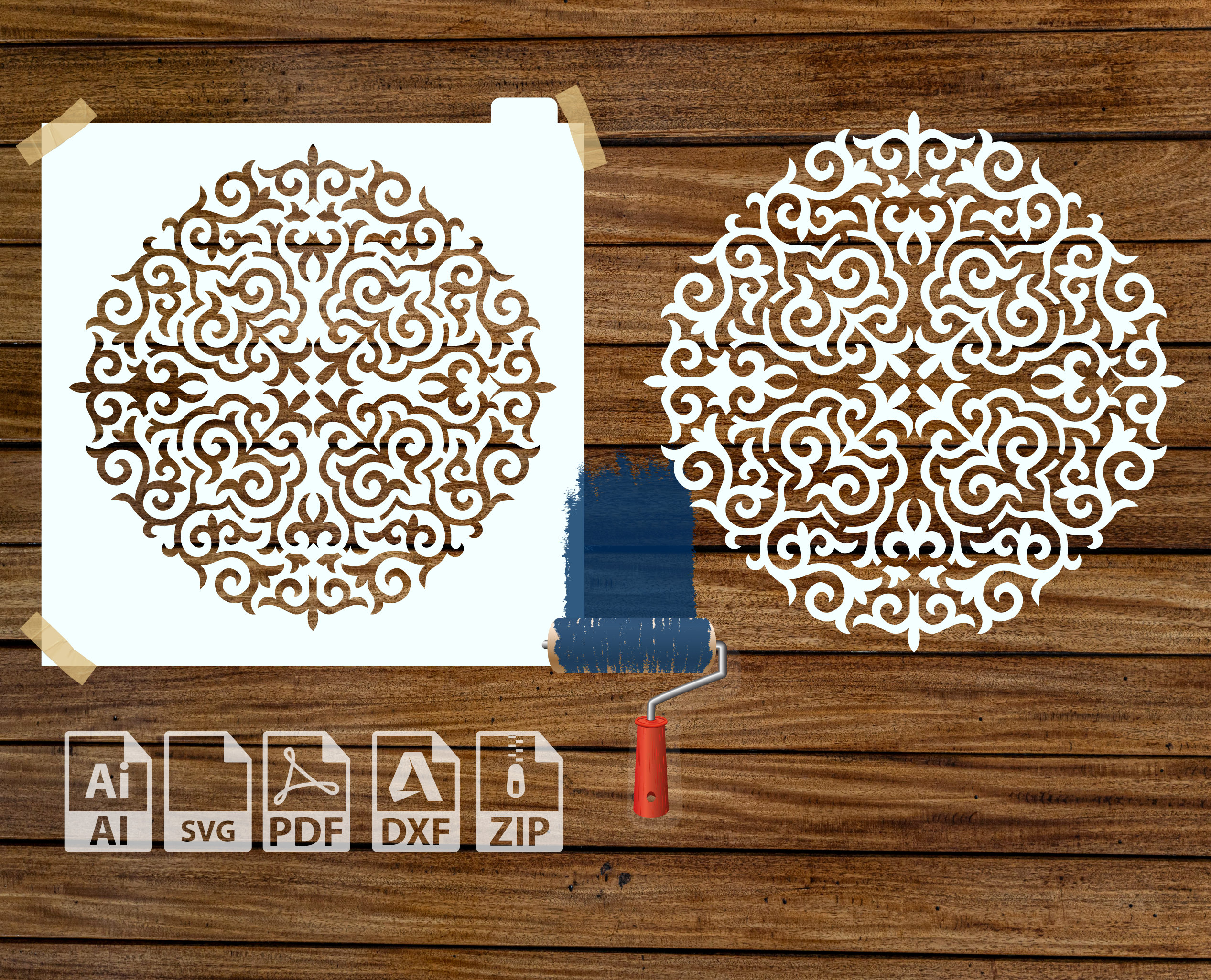 Cool Stencil Art Designs To Cut Out