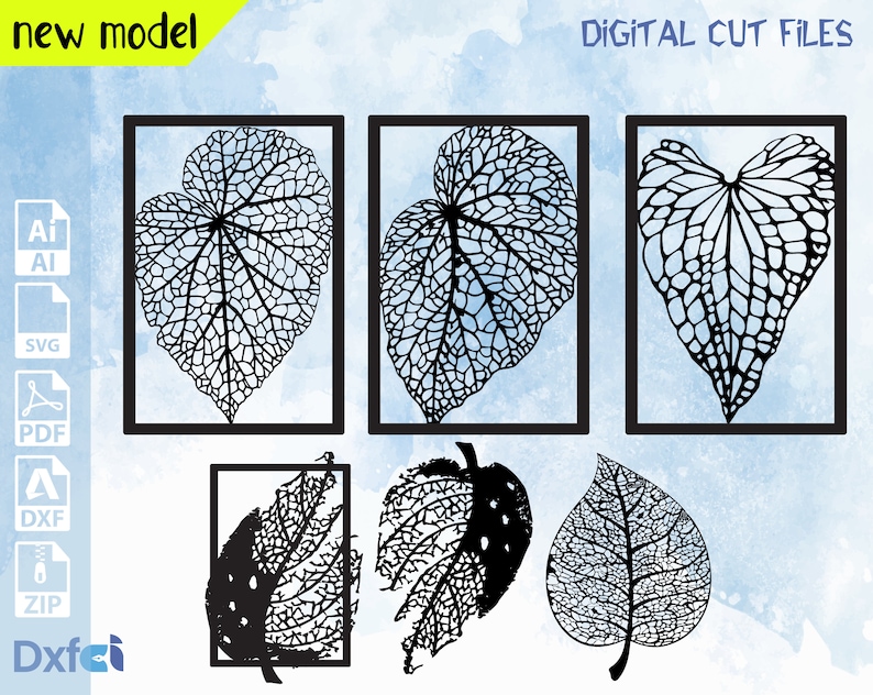 Fall Dxf Fall Leaf SVG Bundle: Laser Cut Files for Cricut, Silhouette - Etsy Canada