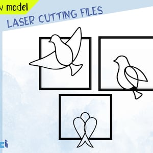Birds svg,Birds Dxf Files Home Decor Wall Art ,Birds svg files for cricut,bird table pattern Birds silhouette,Birds clipart
