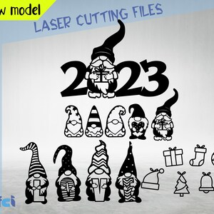 Gnome Bundle SVG for Cut File,christmas Doodle, Gnomes Svg Dxf Files - Etsy