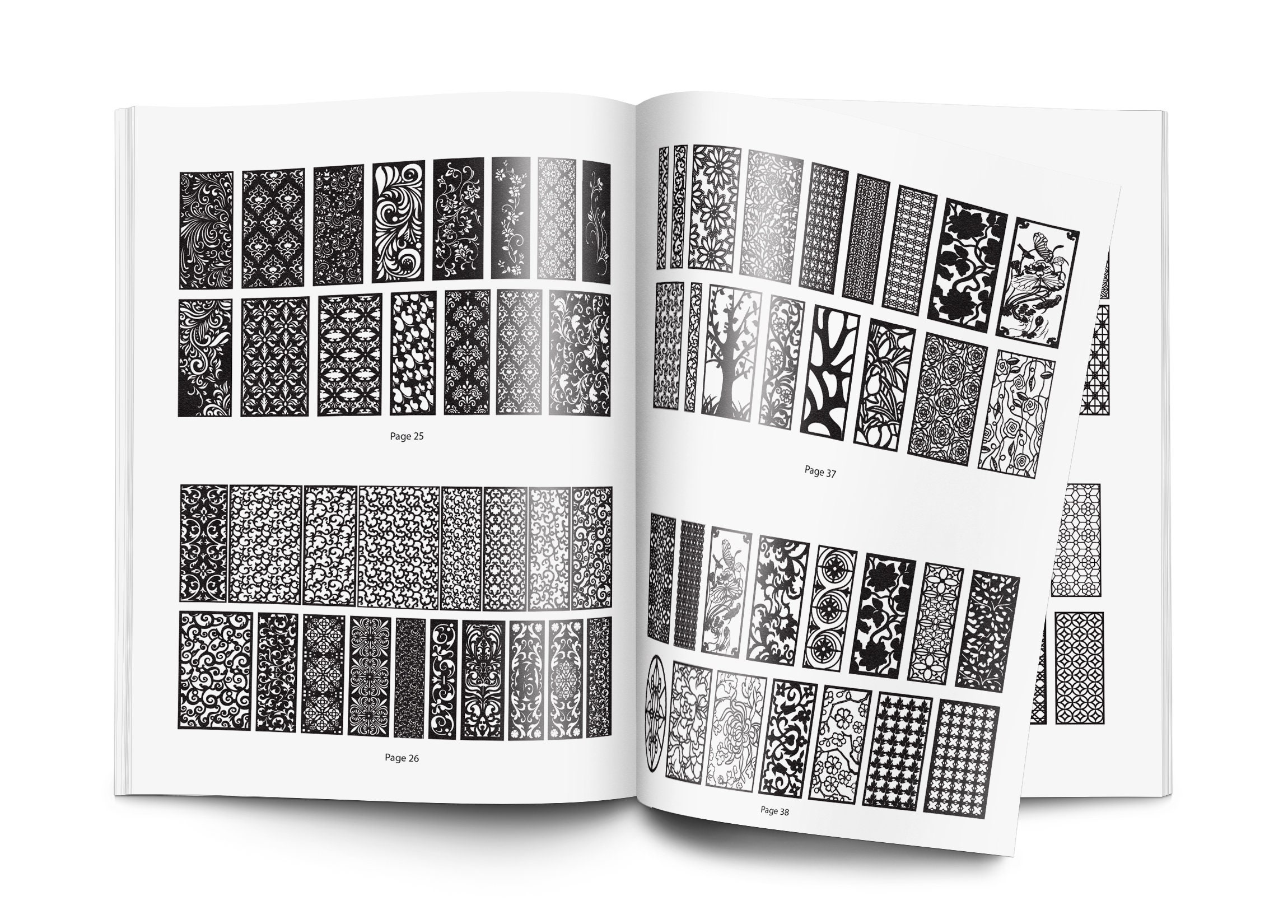 Cnc Router Geometric Pattern Geometric Laser Cut Panel Patterns: CNC Router Files + Pdf Book Catalog ...