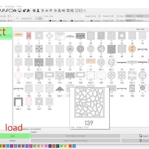 Panel Collection 500cnc files Panel Dxf SVG,Lightburn Art Library for Laser Cut cnc plasma, laser cut files,cnc patterns Stencil image 5