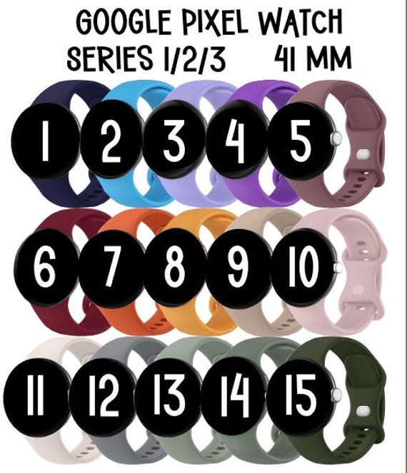 Google Pixel Watch Band | Series 1/2/3 41mm | Multiple Design Options | FREE US SHIPPING!!!