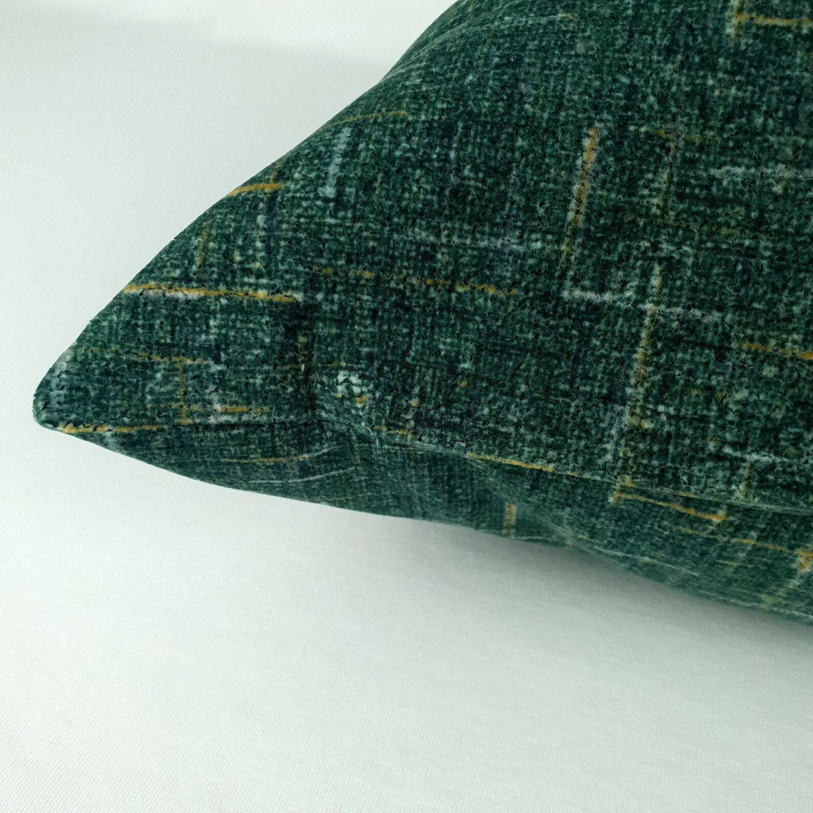 Emerald Green Throw Pillow Cover Dark Green Velvet Pillow Etsy
