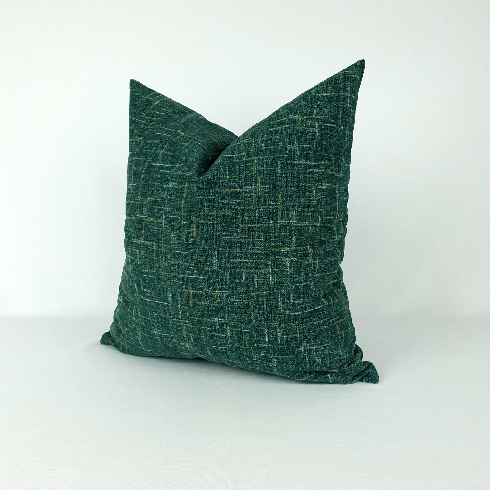 Emerald Green Throw Pillow Cover Dark Green Velvet Pillow Etsy