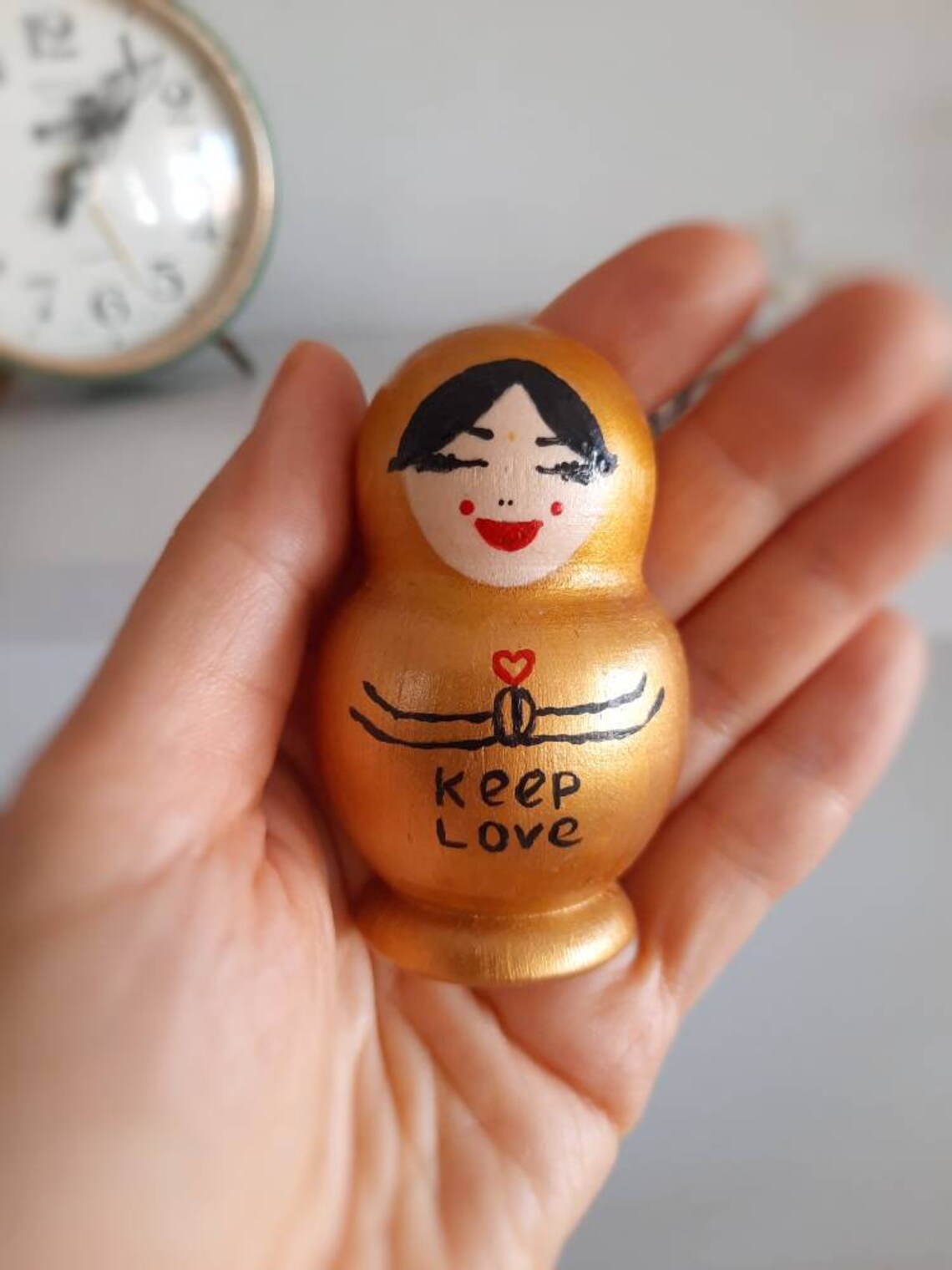 Matreshka KEEP LOVE russian gift gift from russia russian Etsy