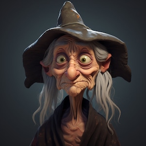 Witch with Bugged Out Eyes. Just in Time for Halloween, Jigsaw Puzzle Autumn, Pumpkins, Spooky, Witches Brew.