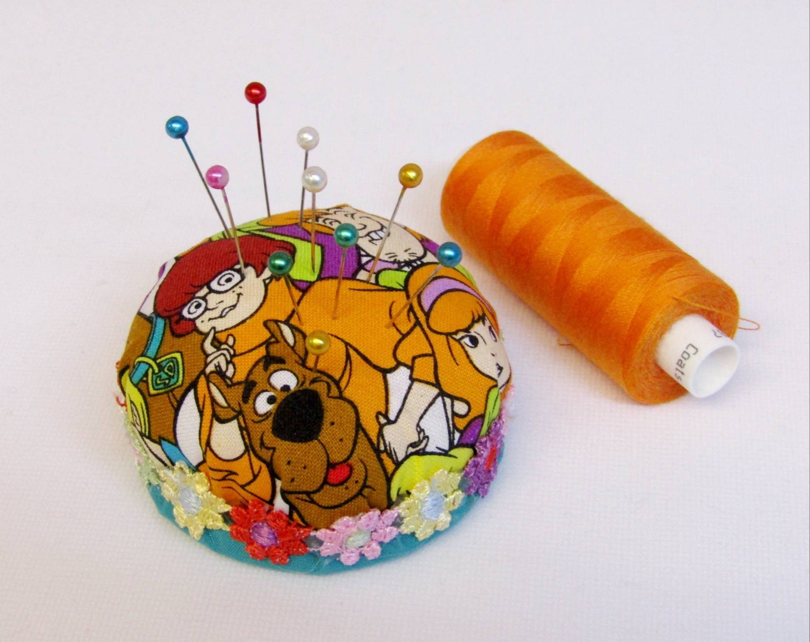 Small novelty pin cushion retro cartoons Etsy