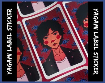 Yagami Label Sticker | Takayuki Yagami | Judgment | Judge Eyes