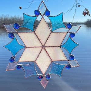 Stained Glass Snowflake