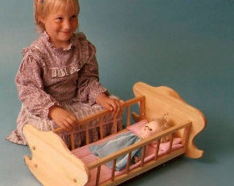 wooden doll cradle kits
