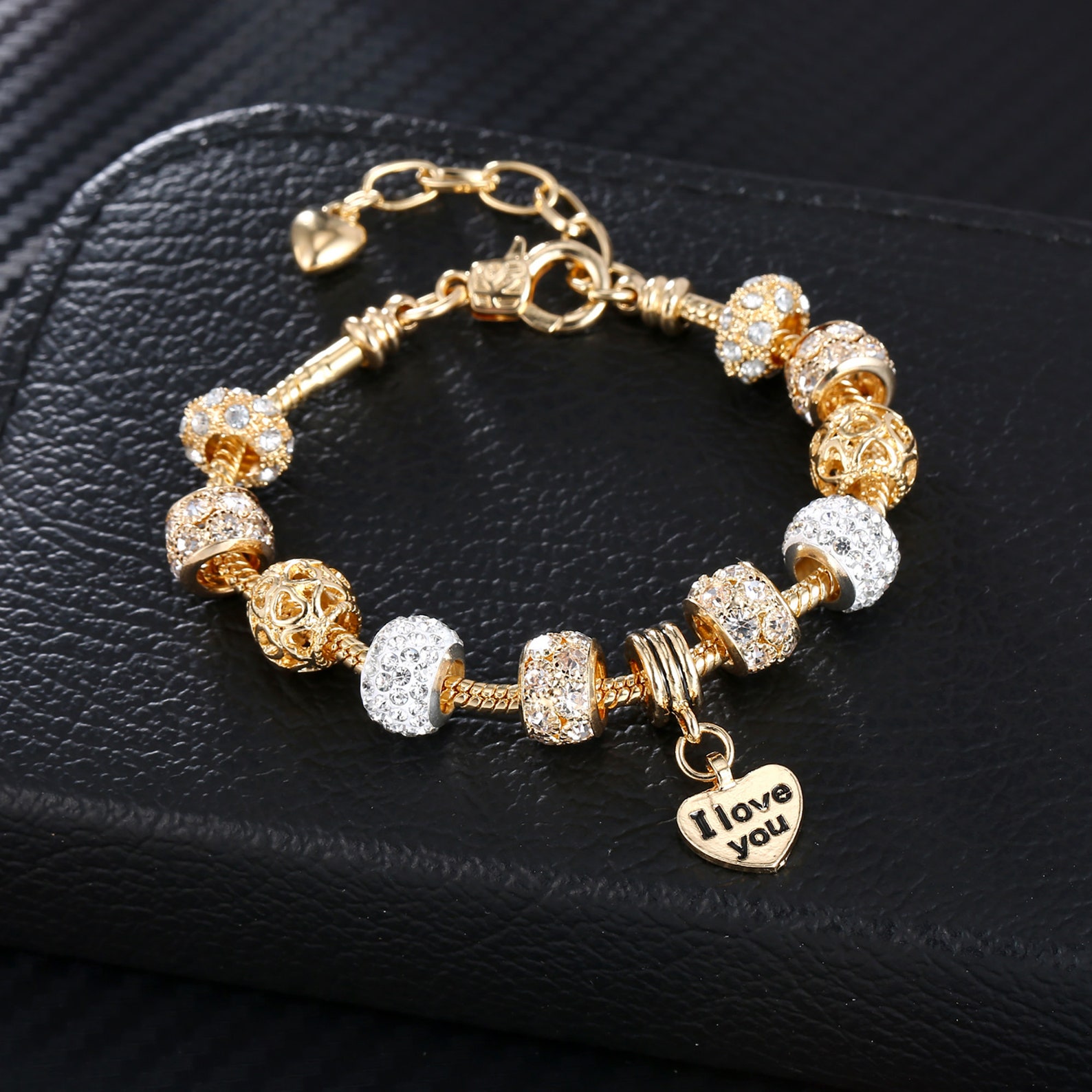 Pandora Gold Bracelet CharmCharms For Pandora Charm Etsy