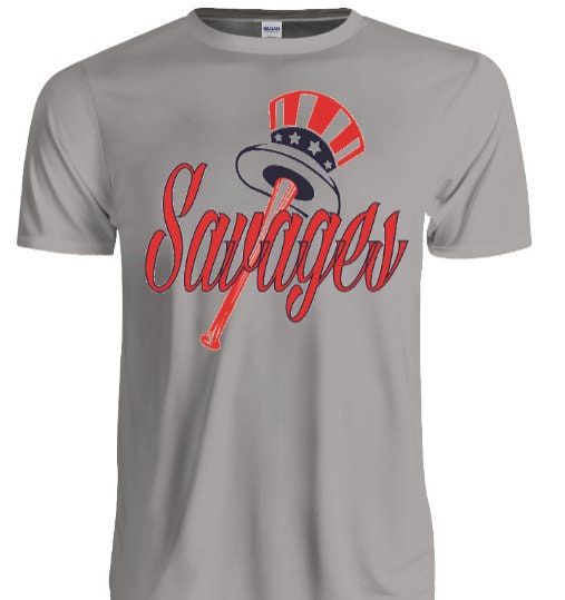 FanSwagUnltd Savages, New York Yankees Baseball T-Shirt