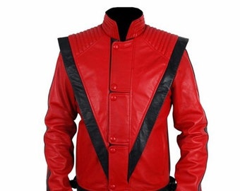 M-J Thriller Jackson Real Leather Jacket