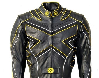 X The Last Stand Hugh Wolve Biker Vegan Leather Jacket