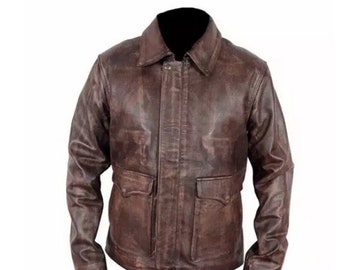Distressed indiana jones jacket hotsell